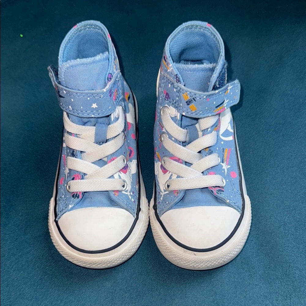 Converse Baby High-Top Sneakers - Blue Unicorn size 7